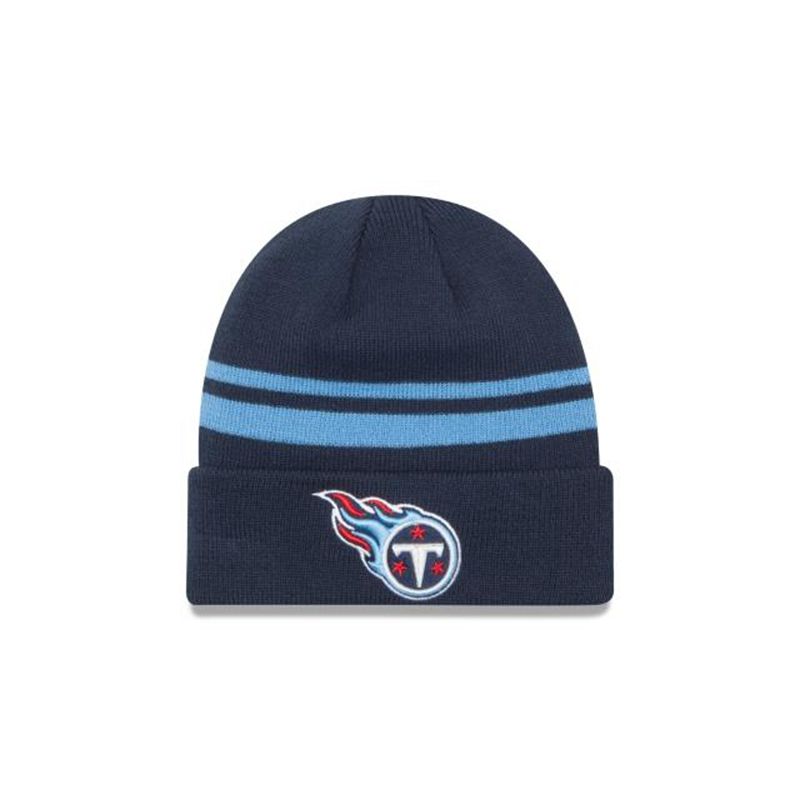 NFL Tennessee Titans Cuff Knit (SEE8327) - Blue New Era Beanies